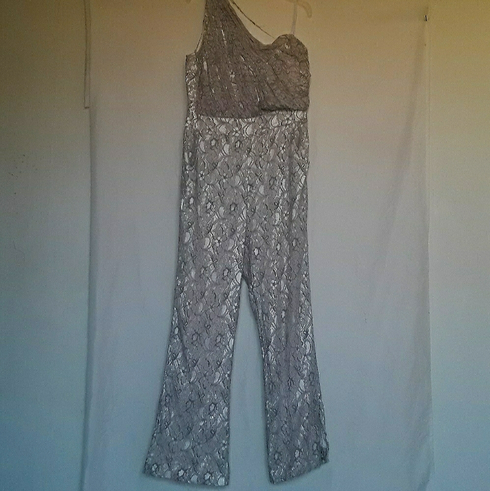 Vintage lace jumpsuit. Spiegel  Sz 10